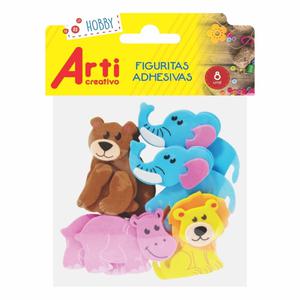 STICKERS ARTI CREATIVO LA JUNGLA X 8 UND