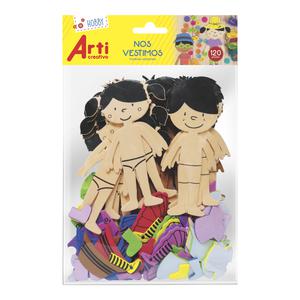 STICKERS ARTI CREATIVO VESTIDOS X 120 UND