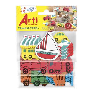 STICKERS ARTI CREATIVO TRANSPARENTE X 3 UND