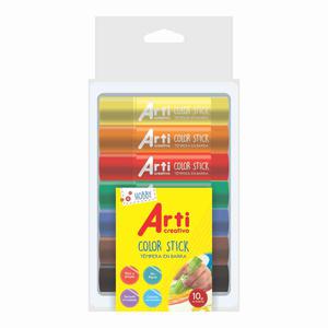 TÉMPERA EN BARRA ARTI CREATIVO COLORES BÁSICOS X 7 UND