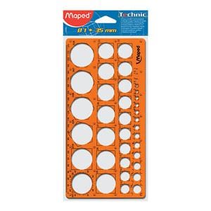 REGLA MAPED TRAZADOR DE CÍRCULOS 35 MM