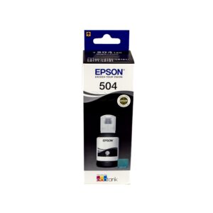 Botella de Tinta Epson T504 Negra Original